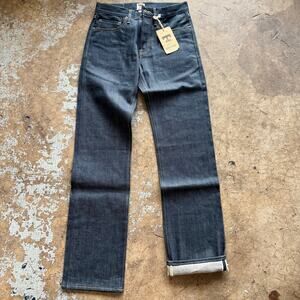 NWT Tellason Ankara Straight Leg White Oak Cone Selvedge Denim 12.5oz 28x30 New